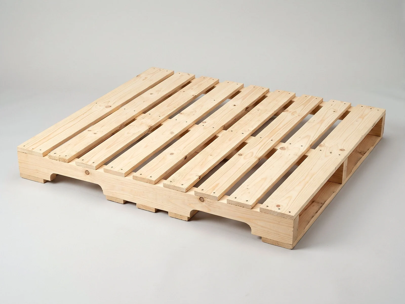 Tarima americana de madera de 48 × 40 pulgadas, nueva, de largueros